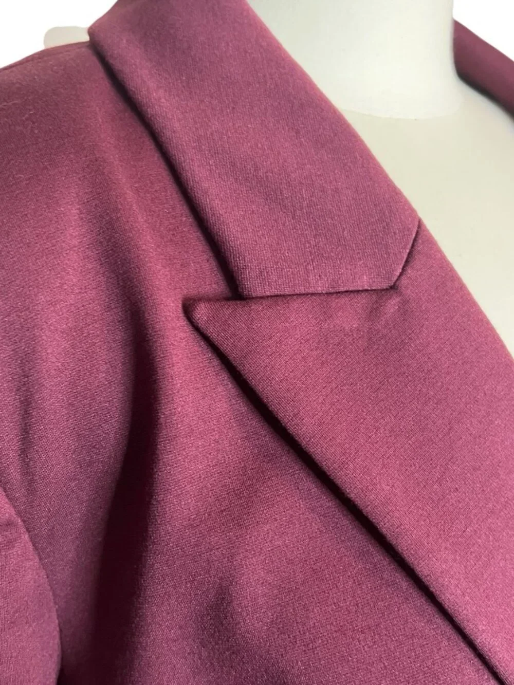 Lane Bryant burgundy red one button suit blazer size 24W NWT